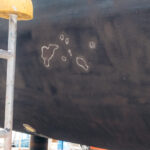 Marine Anti Foul painting in Seychelles
